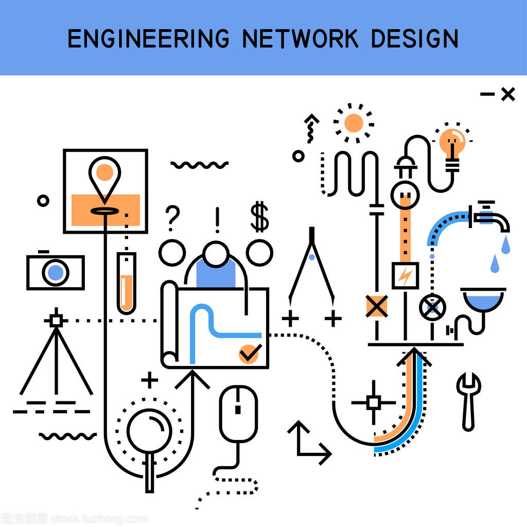 工程网络设计平线图在网络工程中的应用与意义